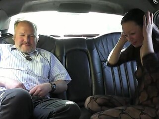 Gangbang with an older brunette who loves cheating