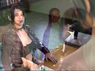 Busty emo girl desires a naughty 3some