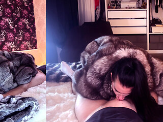 Fucking Instead of Partying My Secret Fetish in a Fur Coat