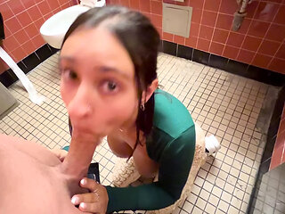 Whole Foods Public Bathroom Sex (Real Amateur Video with Hailey Rose)