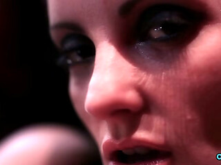 Her sensation is overwhelming and she yearns for more and more of his fingering delight