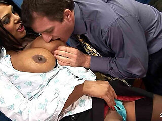 Angry Brown Skin Mature Cougar Boss Seduces Fat Cock Office Worker Cheating Fuck