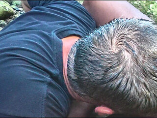 MILF Gets Her Pussy Eaten and Fucked at the River