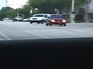 Robyn Foxx Dildos Her Pussy in My Back Seat