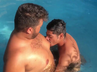 Stepcousin Sucks Nipples and Fat Gay Sucks Cock