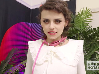 Petite Angel Windell Meets Up With Bryan Gozzling For Extreme Sex!