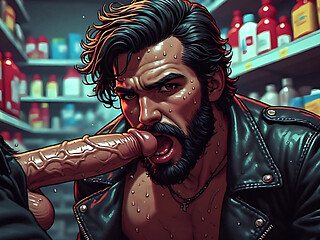 Convenience Store Sucking Art