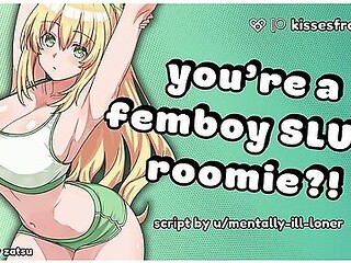 [f4m] Sweaty Tomboy Roomie Finds Out Youre A Femboy Slut And Sits On Your Face [femdom Audio Porn]