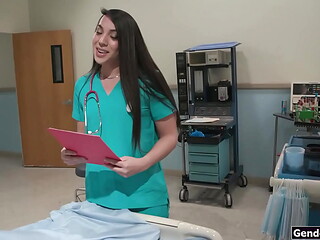 I told asian shemale nurse Kasey Kei I do not fuck and tell