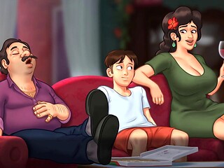 Summertime Saga Hentai: Joyboymemes Cheating Wife with Stunning Beauty Takes Massive Cock