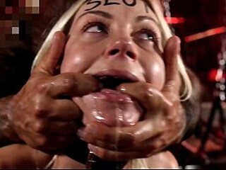Sex-starved blonde gets her ass destroyed by a massive cock in a motel.