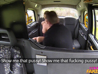 Female Fake Taxi - Hot Blonde Sucks and Fucks Her Fare