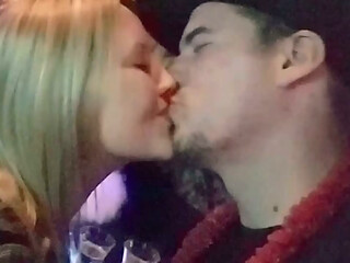 New Years Eve Public Flashing and Sex Ends with Cute Girl Getting Cum