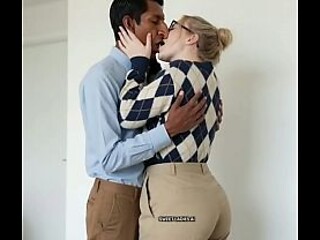 Horny secretary gets filled with cock in raunchy AI-generated scene