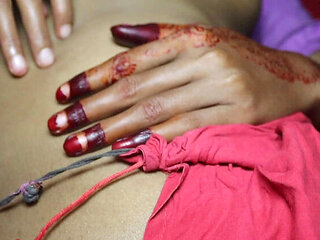 Indian Bhabhi First Night Full Romance - Hot Desi Wife Anal Fucking with Husband