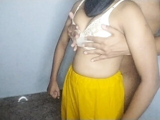 Amateur Desi girl gives a sensual blowjob and shows off her big bobs in