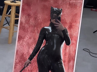 Latex Cat Woman