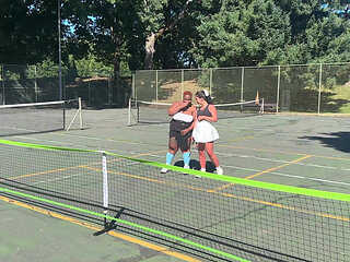 Pickleball Dinking Threesome With Coach - Cliff Media Productions