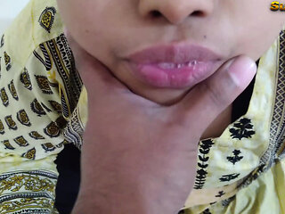 Desi Maid Fucked by the Owner with Condom While Cleaning Room