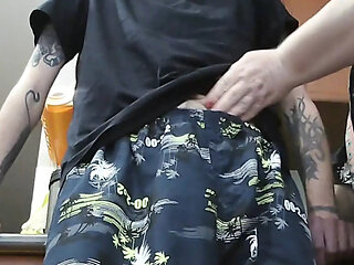 cumming with hot thick cum in my neighbor's mouth, which she swallows
