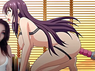 ALUMNO PERVERTIDO SE COJE A SU PROFESORA EN LA ESCUELA - Hentai Mesu Kyouchi Ep. 3