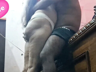 Indian housewife gets drilled in steamy home video