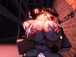 She was being annoying so I had to punish her [roblox]