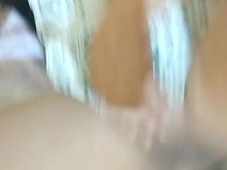 She Took off Her Thong to Show off Her Big Pussy