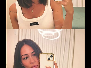 Brunette close up