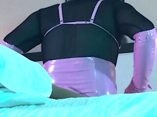 Fucking Sexy Sissy in Chastity - Compilation 4