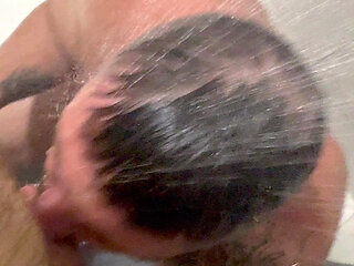 Sucked in the shower after training