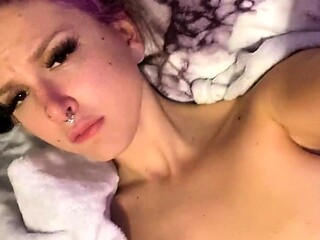 Great Big Boobs On Masturbating Redhead