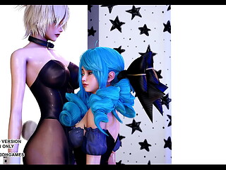 [MMD] BEAST &amp_ HYUNA - Trouble Maker Gwen Riven League of Legends Uncensored Hentai