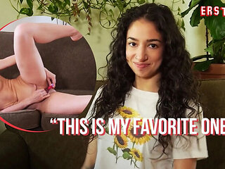 Dark Haired Beauty Alex Masturbates with Her Favorite Vibrator - Solo Pussy Play