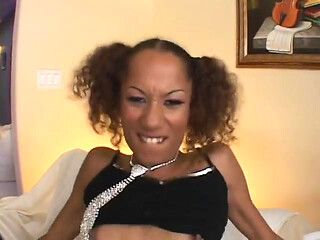 Skinny latina slut with small tits sucks and rides big dick
