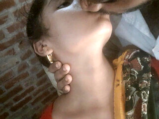 Indian Desi hot bhabhi with boyfriend sex doggy Style