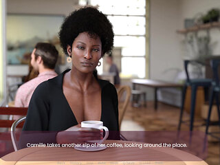 Black Trans Camille Assured She Will Pick Me for Lingerie Photoshoot Model