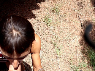 Public Sex Adventure in the City Woods