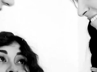 Classic Tattooed Lesbians Licking, Sucking and Probing Their Smooth Shaved Pussys