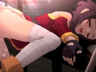 Hentai chick enjoys anal sex at the gym