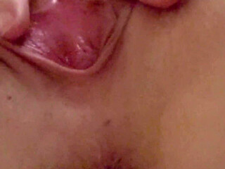 Fingering Pussy Close up in the Hotel