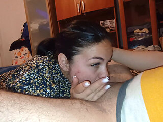 AncaLuxe - sucking dick in the throat and swallowing