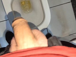 Golden Rain in the Morning in the Locker Room at Work.