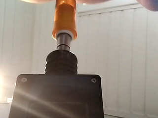 The dildo fucks my wet hole