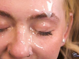Em Yang's Blonde Passion with Wild Cum Bliss