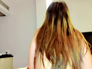 Girlfriend fucked by Reverse cowgirl position