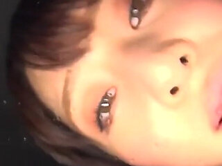 Mai Imai Licks Your Face in an Intense Mouth Fetish Session