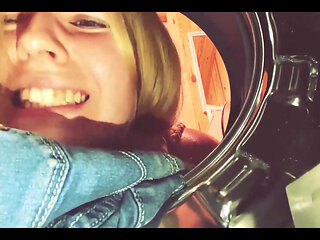 My Stepsister Got Stuck in the Washing Machine and I Decided to Help Her with My Big Dick