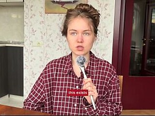 Lesbian teacher in an interactive scene discusses various sexual