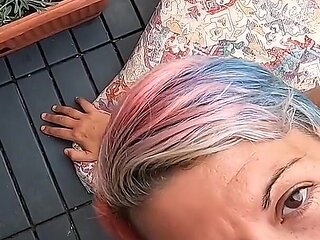 Washing Down the Cum with Piss After a Nice Blowjob
